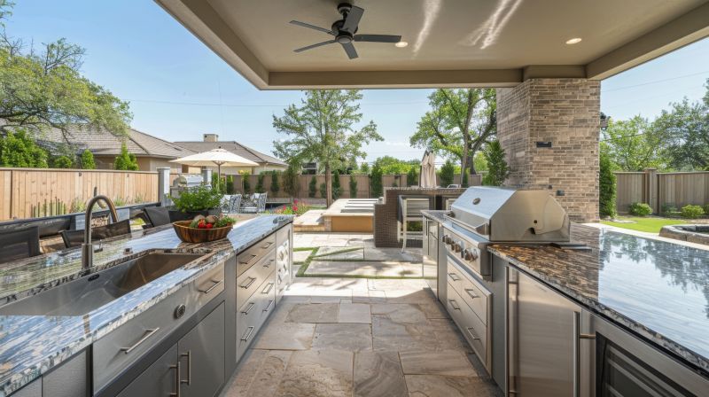 Outdoor Kitchen Installation in Pearland, TX